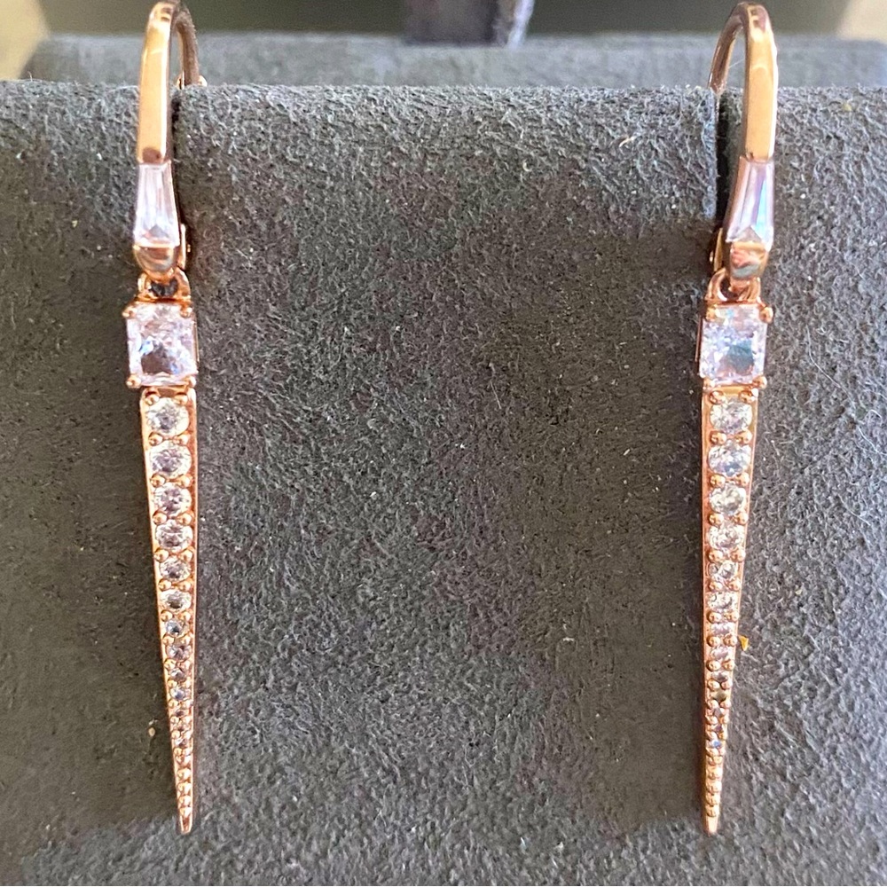 Nadri Rae Spike Drop Earrings